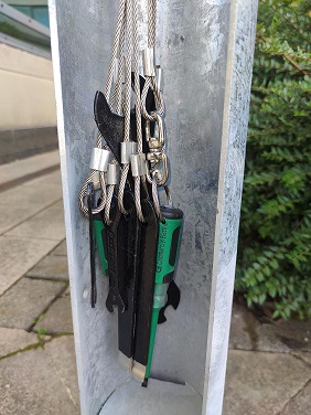 Bike tool kit close up